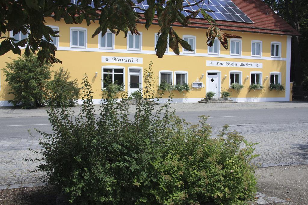 Hotel Gasthof Alte Post - Restaurant Offen Oberding Exterior photo